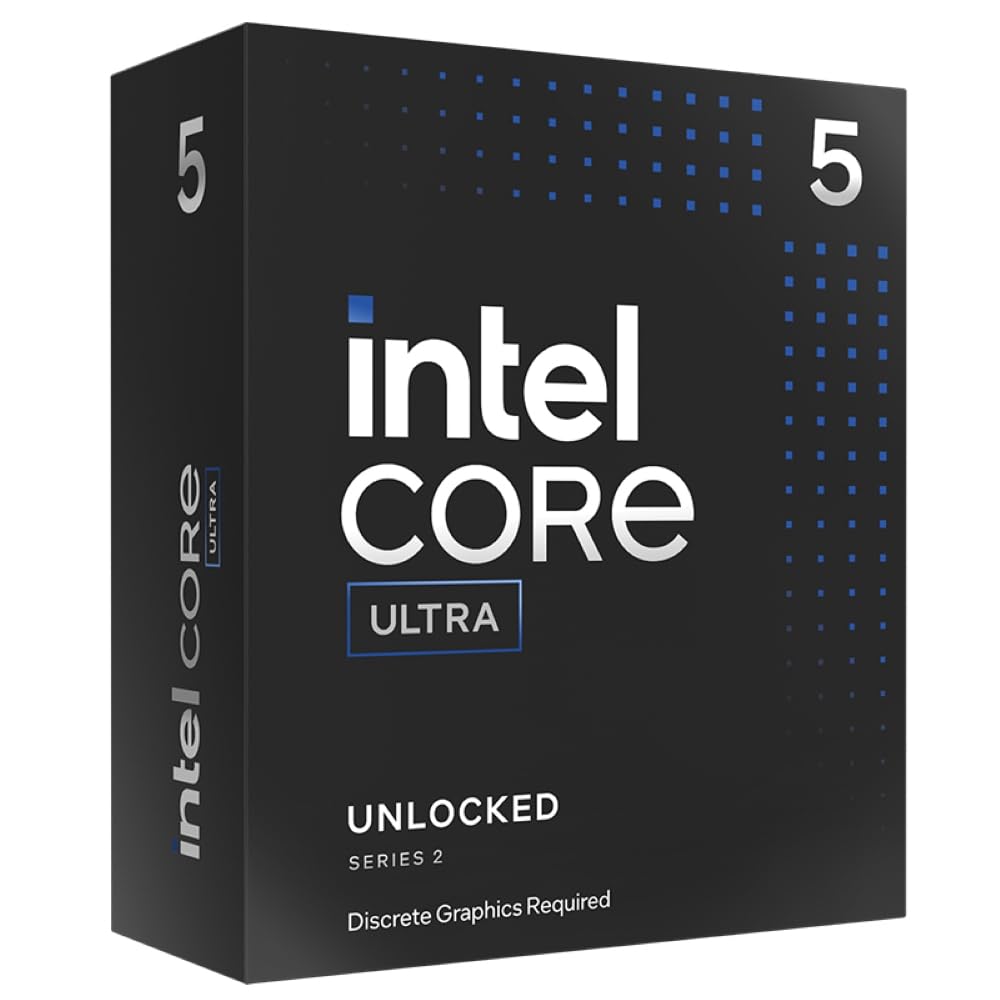 Intel® Core™ Ultra 5 per sistemi processore desktop 245KF 14 core 6 P-core + 8 E-core fino a 5,2 GHz, 5 245KF