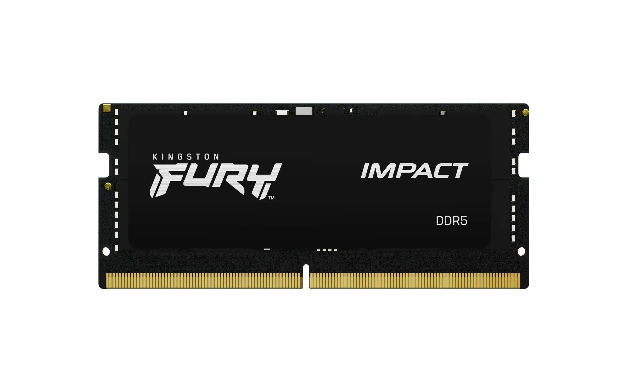 Kingston FURY Impact XMP 16GB 6000MT/s DDR5 CL38 SODIMM Memoria Gaming per Laptop Modulo Singolo - KF560S38IB-16