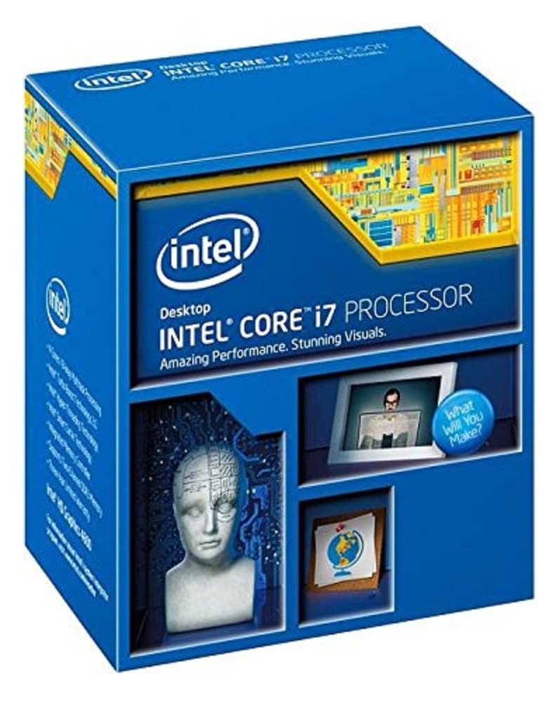 Intel Box i7-4790K Processore, Argento