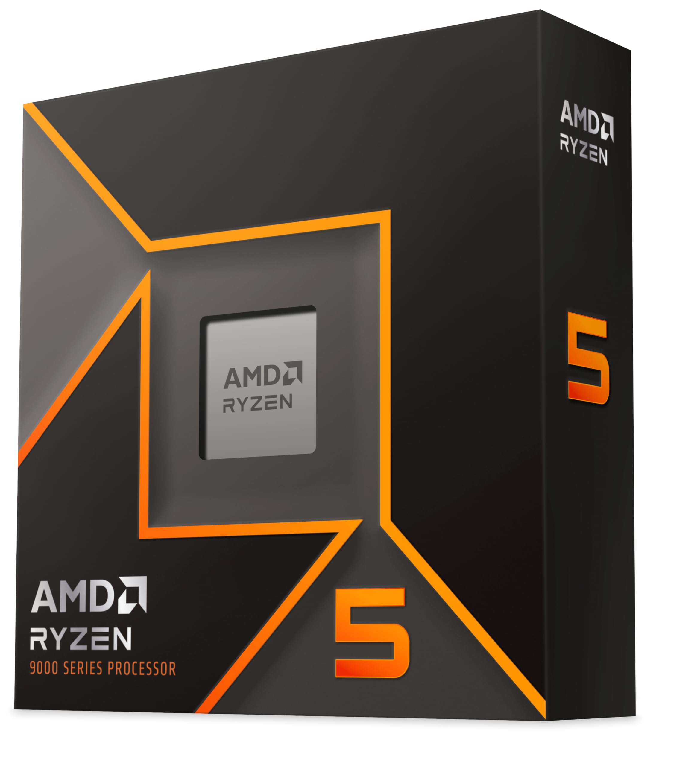 AMD Ryzen 5 9600X (scheda grafica integrata Radeon, 6 Cores/12 Threads, 65W DTP, Socket AM5, Cache 38MB, Boost di Frequenza fino a 5.4 GHz max, senza ventole)