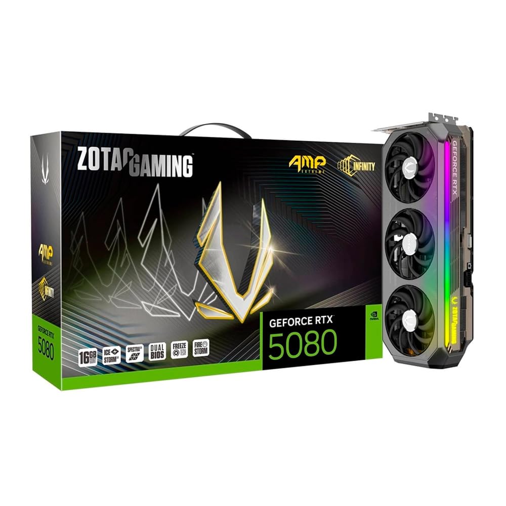 ZOTAC Gaming GeForce RTX 5080 AMP Extreme Infinity NVIDIA 16 GB GDDR7