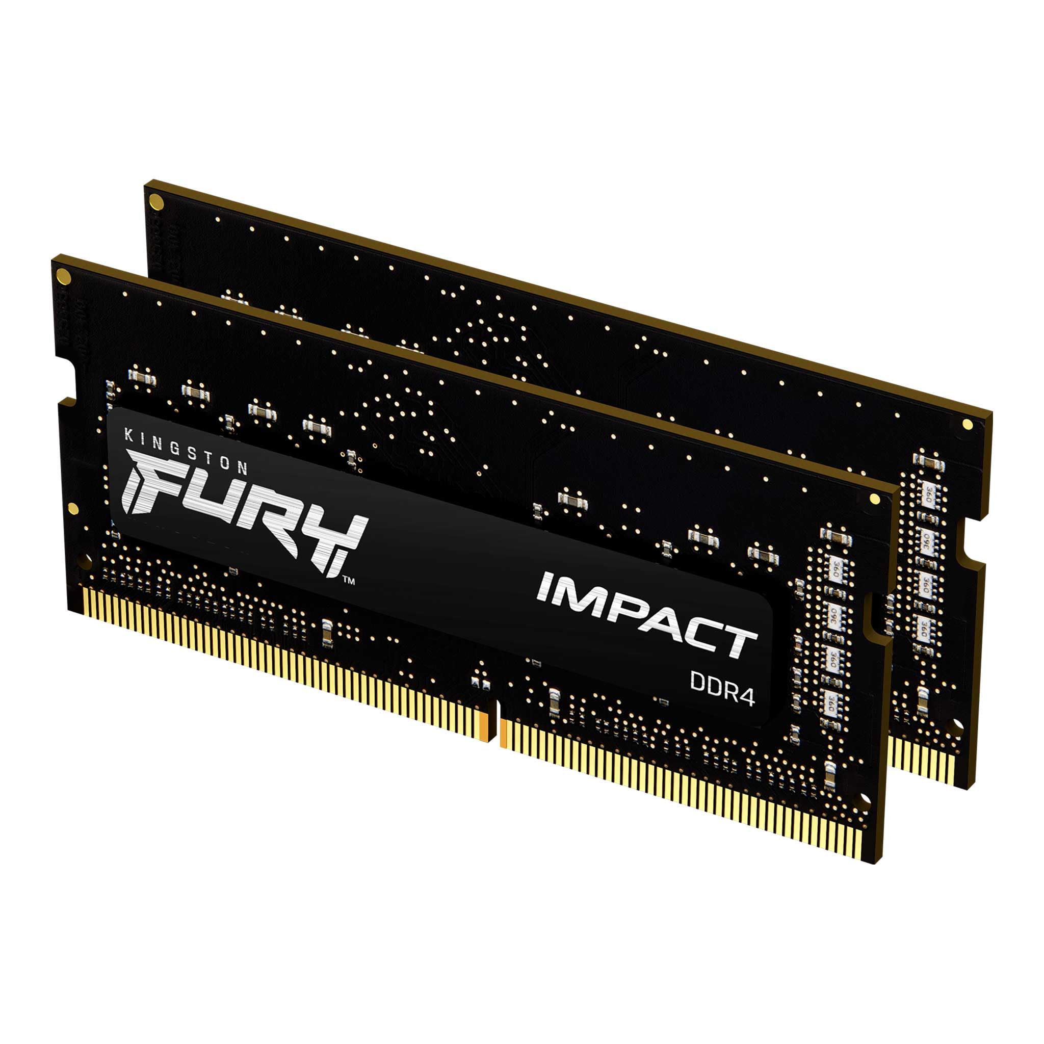 Kingston FURY Impact 32GB (2x16GB) 3200MHz DDR4 CL20 Memoria Laptop Kit da 2, KF432S20IBK2/32