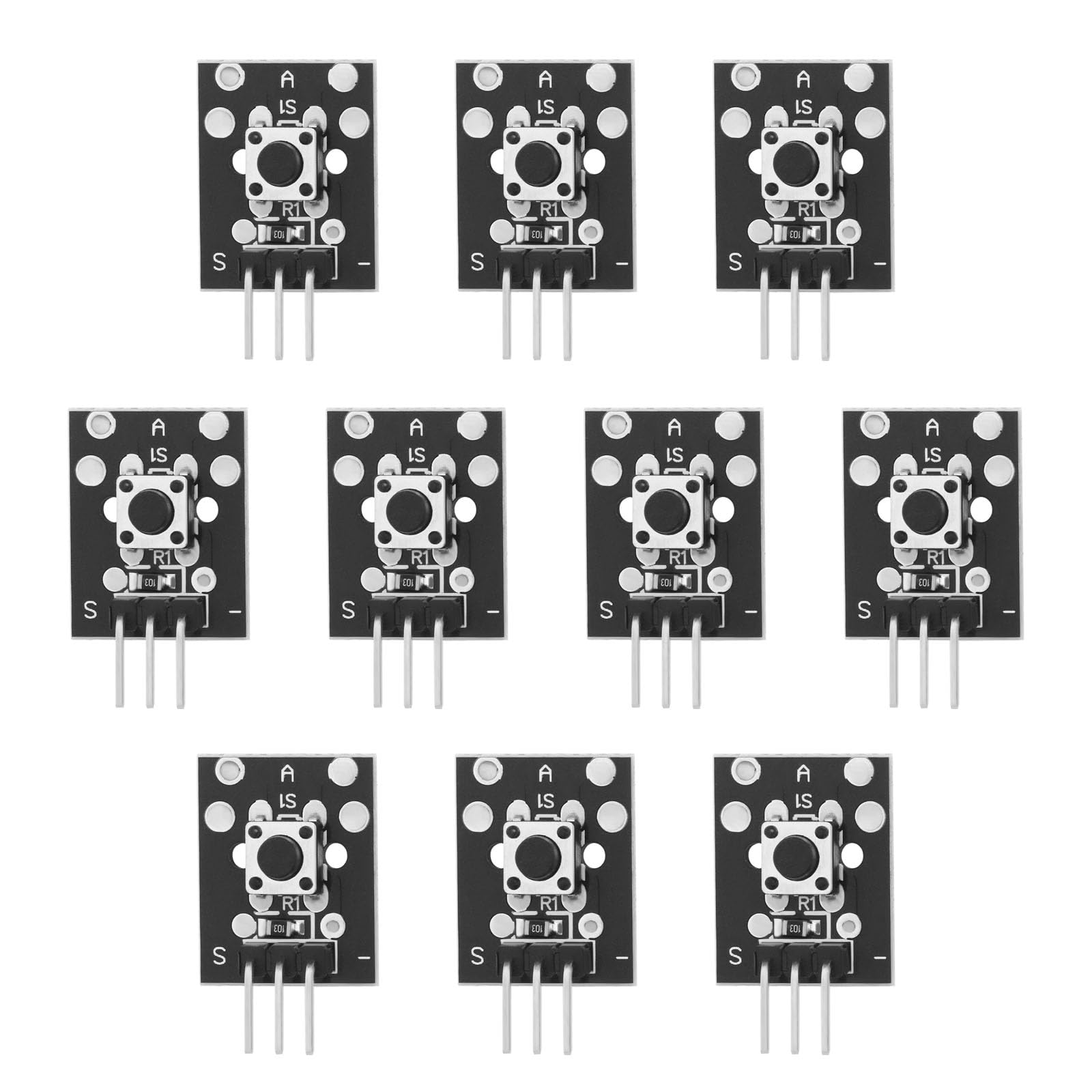 The Lord of the Tools KY-004 - Modulo interruttore a chiave 14,9 x 19,2 mm, modulo interruttore a 3 poli, compatibile con A-rduino, compatibile con Raspberry Pi
