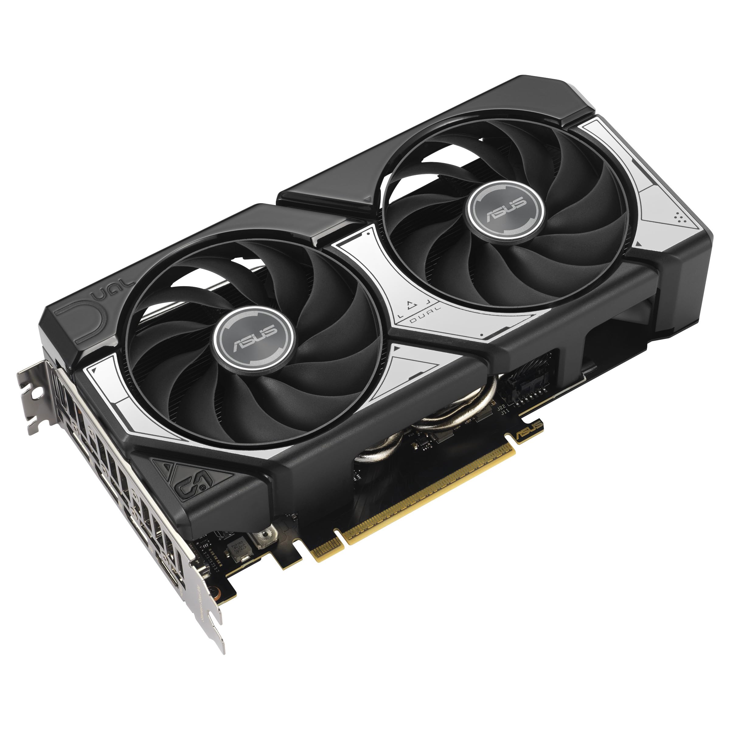 ASUS Dual NVIDIA GeForce RTX 5060 Ti OC Edition, Scheda Grafica da 8 GB GDDR7, 128 Bit, PCIe 5.0, 2,5 Ventole Axial-Tech, 1 HDMI 2.1, 3 DisplayPort 2.1, GPU Tweak III, Bianco, DUAL-RTX5060TI-O8G