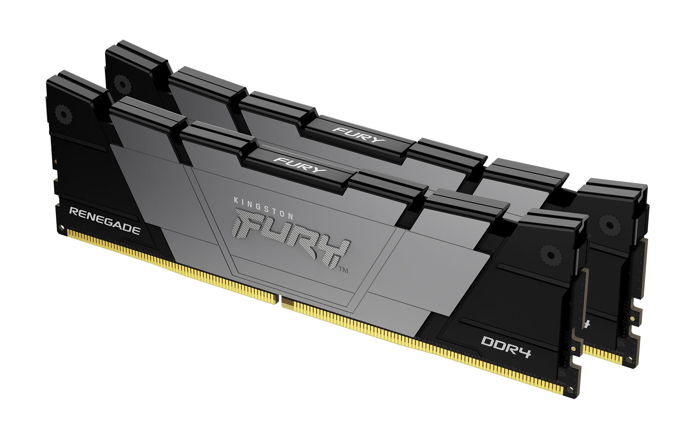 Kingston FURY Renegade 32GB 3600MT/s DDR4 CL16 DIMM (Kit of 2) Desktop Gaming Memory - KF436C16RB12K2/32