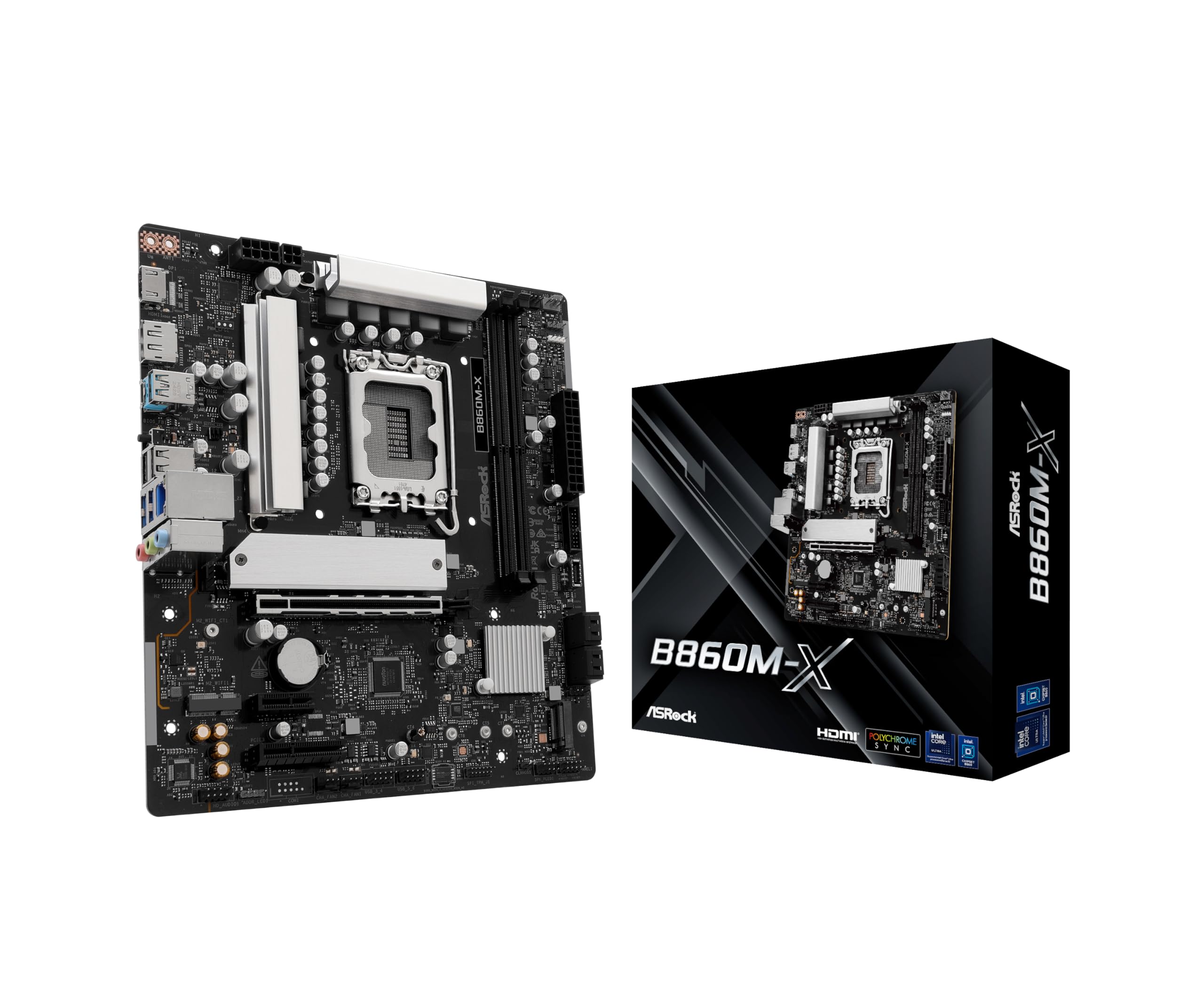 Carta+M%C3% A8re+ASRock+B860M-X+%28Intel+LGA+1851%29+Micro+ATX
