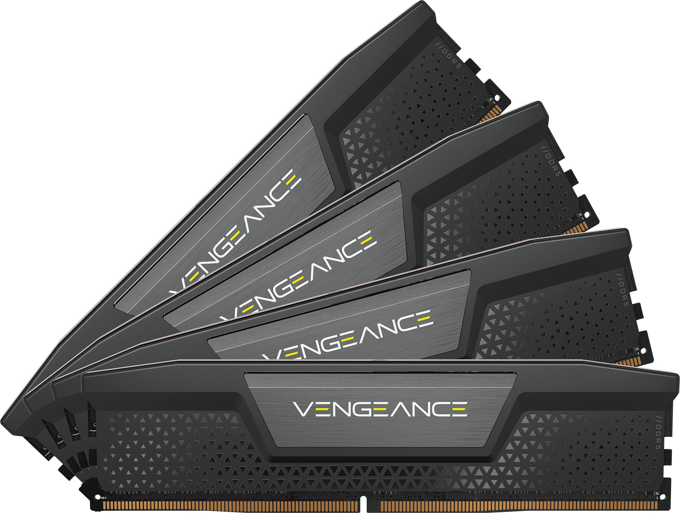 CORSAIR VENGEANCE DDR5 RAM 192GB (4x48GB) 5200MHz CL38 Intel XMP Compatibile iCUE Memoria per Computer - Nero (CMK192GX5M4B5200C38)