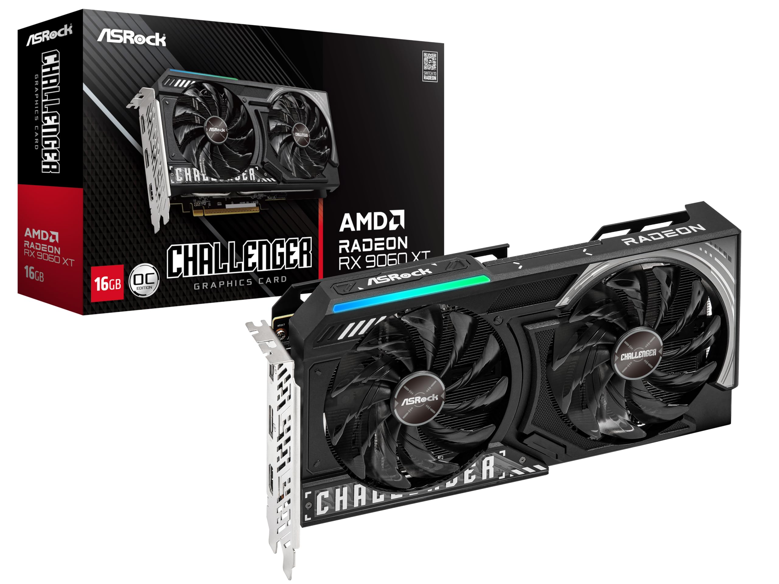 ASRock RX9060XT CL 16GO 16GB DDR6 HDMI/2xDP (90-GA5QZZ-00UANF)