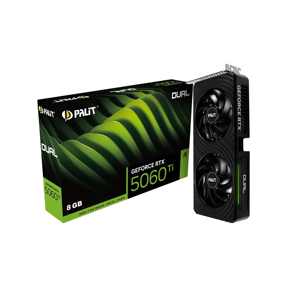 Palit GeForce RTX 5060 Ti Dual (8GB GDDR7/PCI Express 5.0/2572MHz/28000MHz)