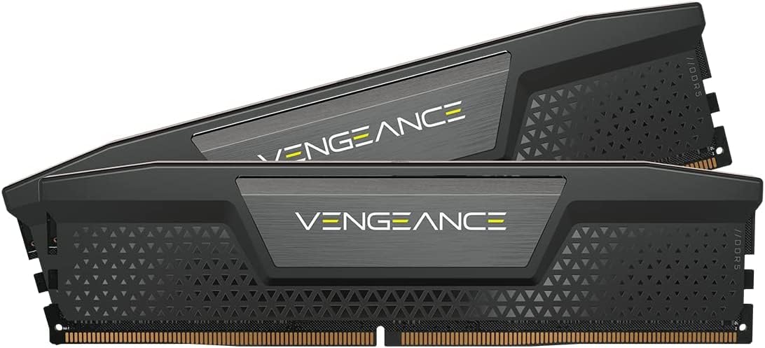 CORSAIR VENGEANCE DDR5 RAM 32GB (2x16GB) 7200MHz CL34 Intel XMP Compatibile ICUE Memoria Per Computer - Nero (CMK32GX5M2X7200C34)