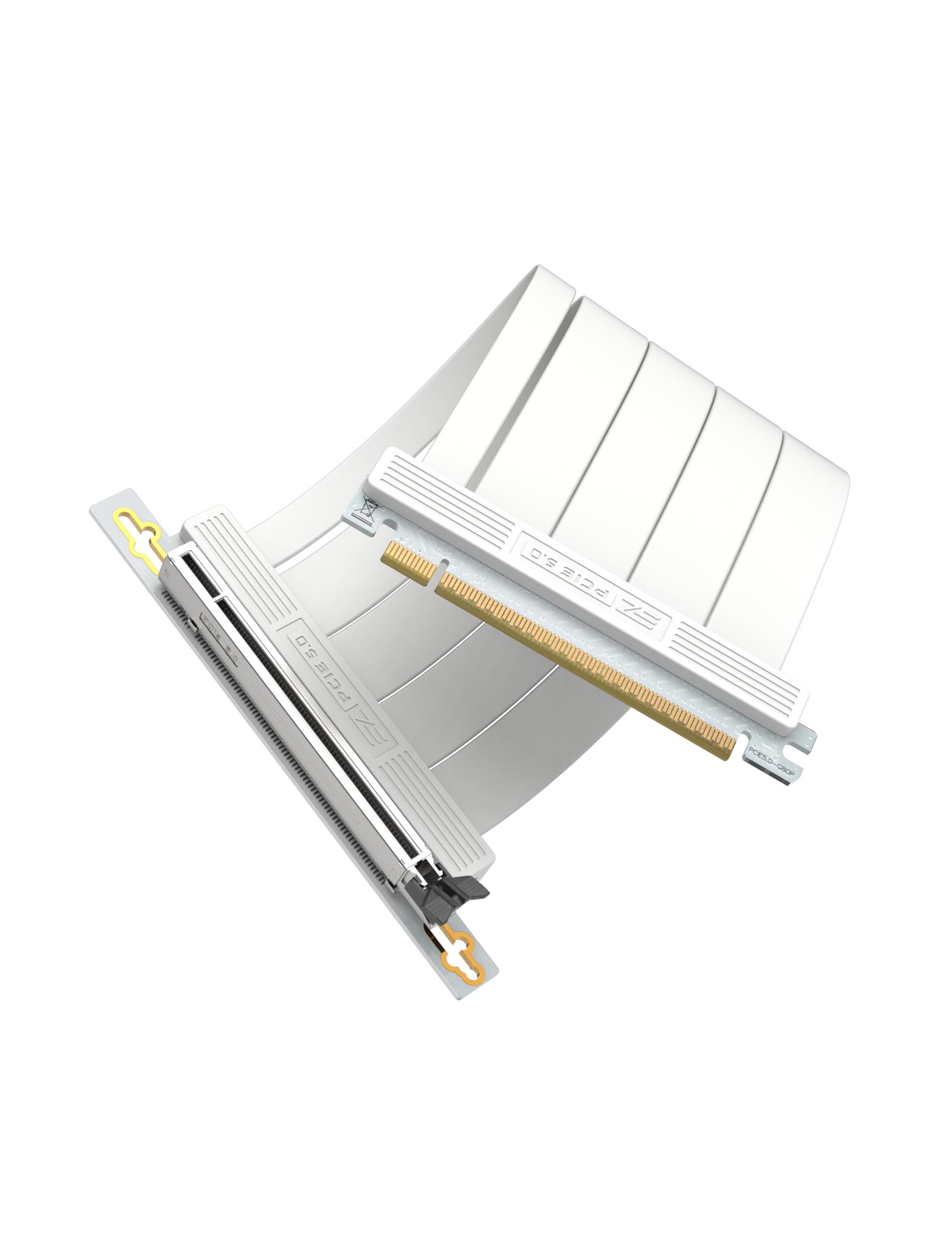 EZDIY-FAB Cavo riser PCIe 5.0 X16, larghezza di banda 128 GB/s, per RTX 50/RTX 40, RX 9000/RX 7000, scheda di espansione PCIe, retrocompatibile con 4.0/3.0, montaggio verticale GPU, angolo di 90 gradi