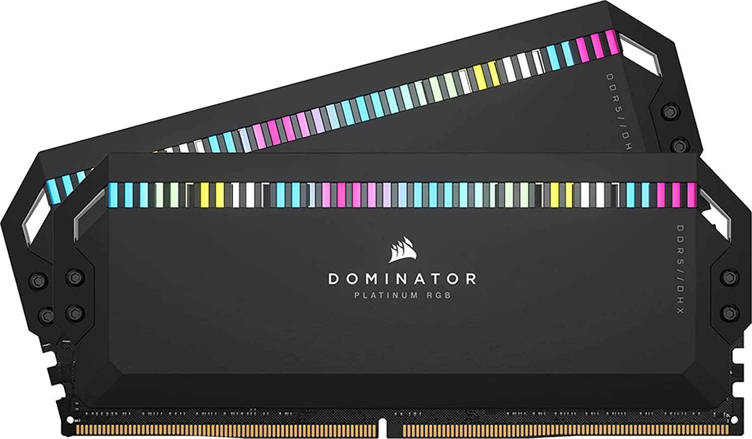 CORSAIR DOMINATOR PLATINUM RGB DDR5 RAM 64GB (2x32GB) 6800MHz CL40 Intel XMP Compatibile iCUE Memoria per Computer - Nero (CMT64GX5M2B6800C40)