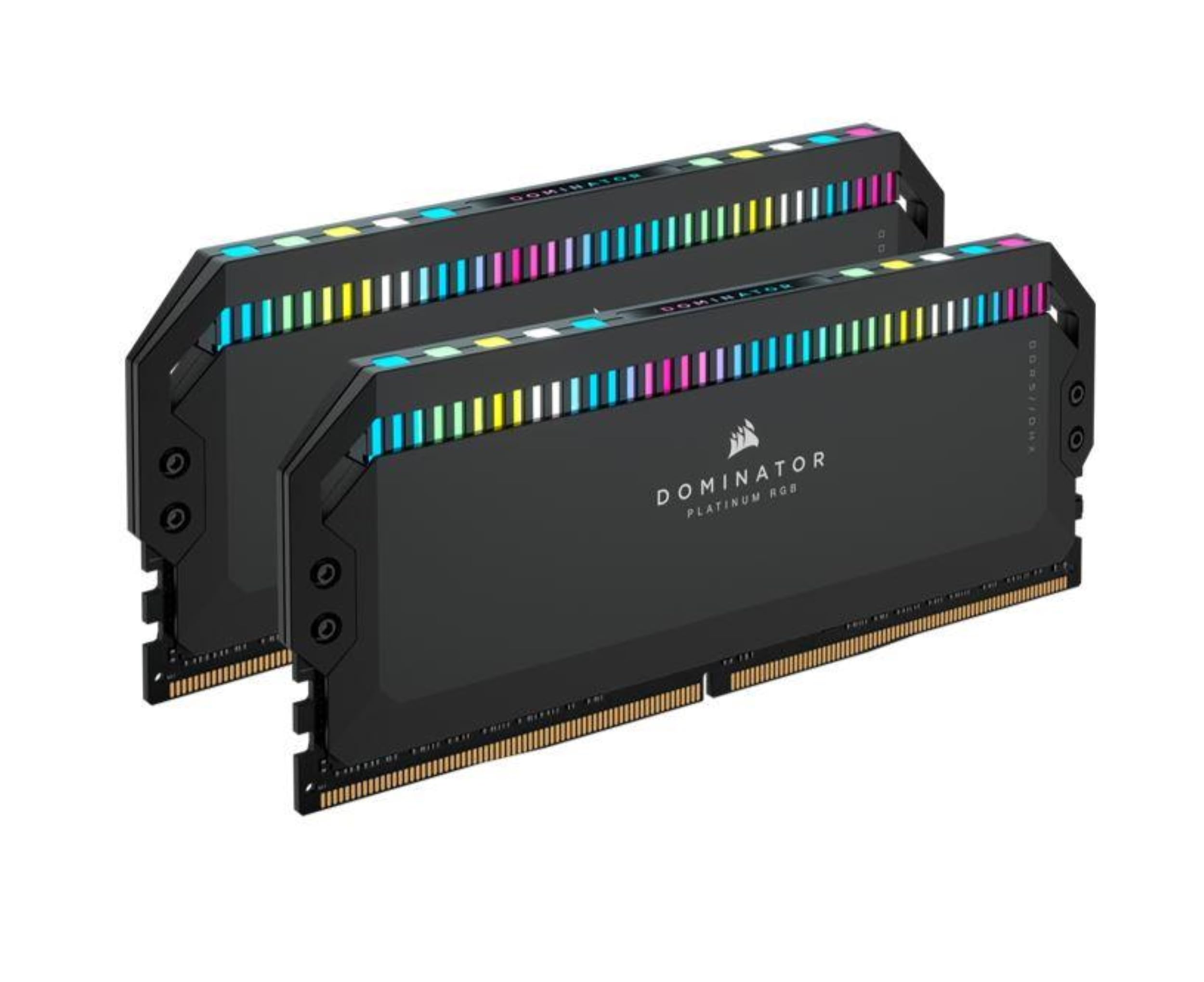 CORSAIR DOMINATOR PLATINUM RGB DDR5 RAM 32GB (2x16GB) 6200MHz CL36 Intel XMP Compatibile iCUE Memoria per Computer - Nero (CMT32GX5M2X6200C36)