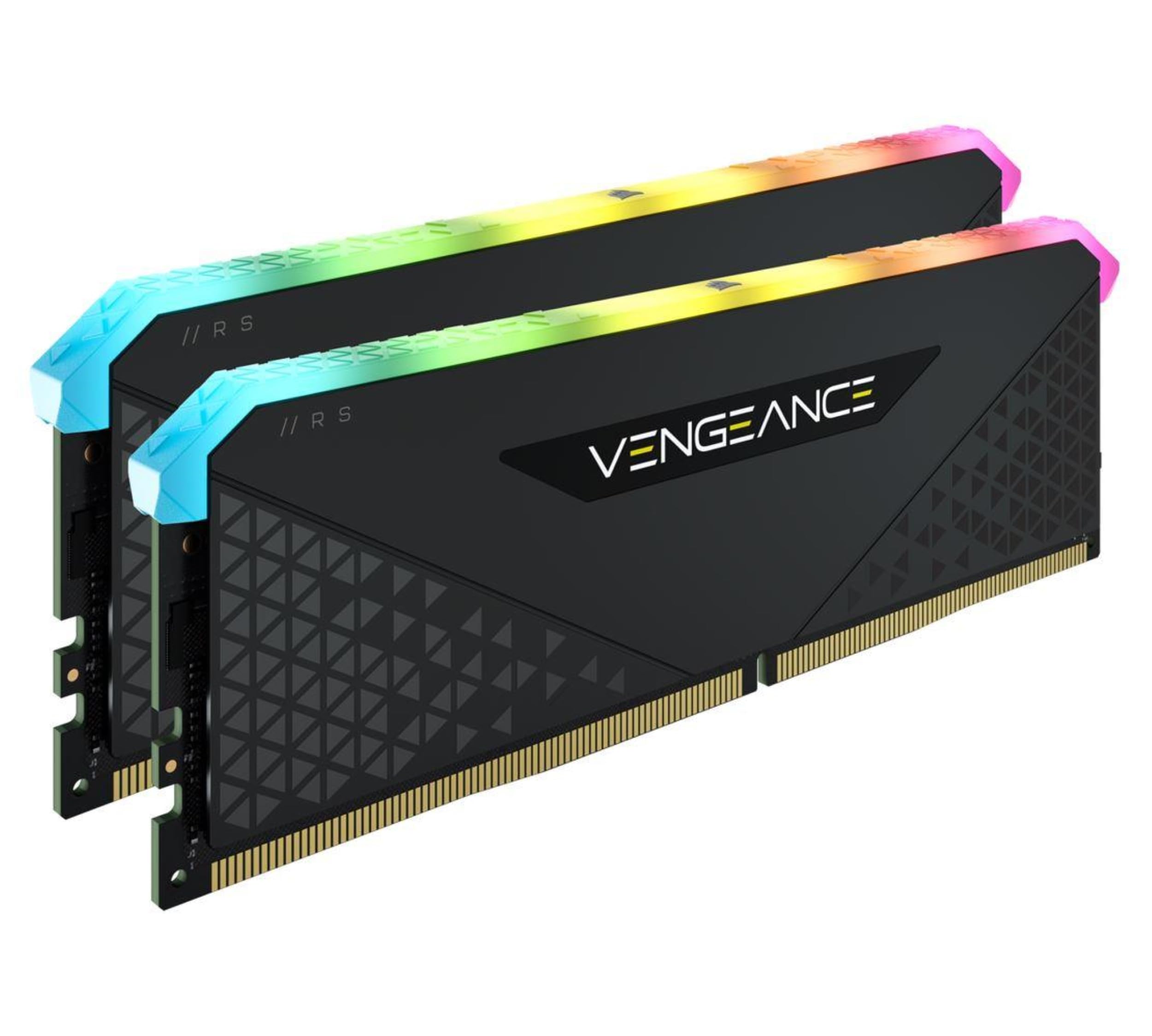 Corsair Vengeance RGB RS 32GB (2 x 16 GB), DDR4 3600MHz C18 Memoria per Desktop (Illuminazione RGB Dinamica,Tempi di Risposta Stretti, Compatibile con Intel 300/400/500 & AMD 400/500 Series), Nero