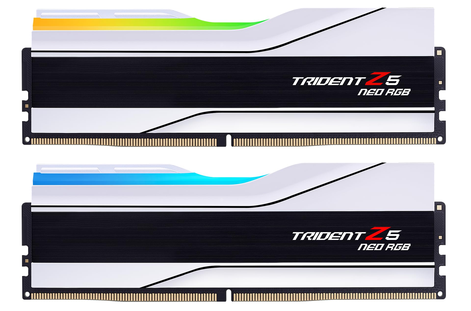 G.SKILL Trident Z5 Neo RGB Series (AMD Expo) DDR5 RAM 64 GB (2 x 32 GB) 6000 MT/s CL30-36-36-96 1,40 V UDIMM – bianco opaco (F5-6000J3036G32GX2-TZ5NRW)