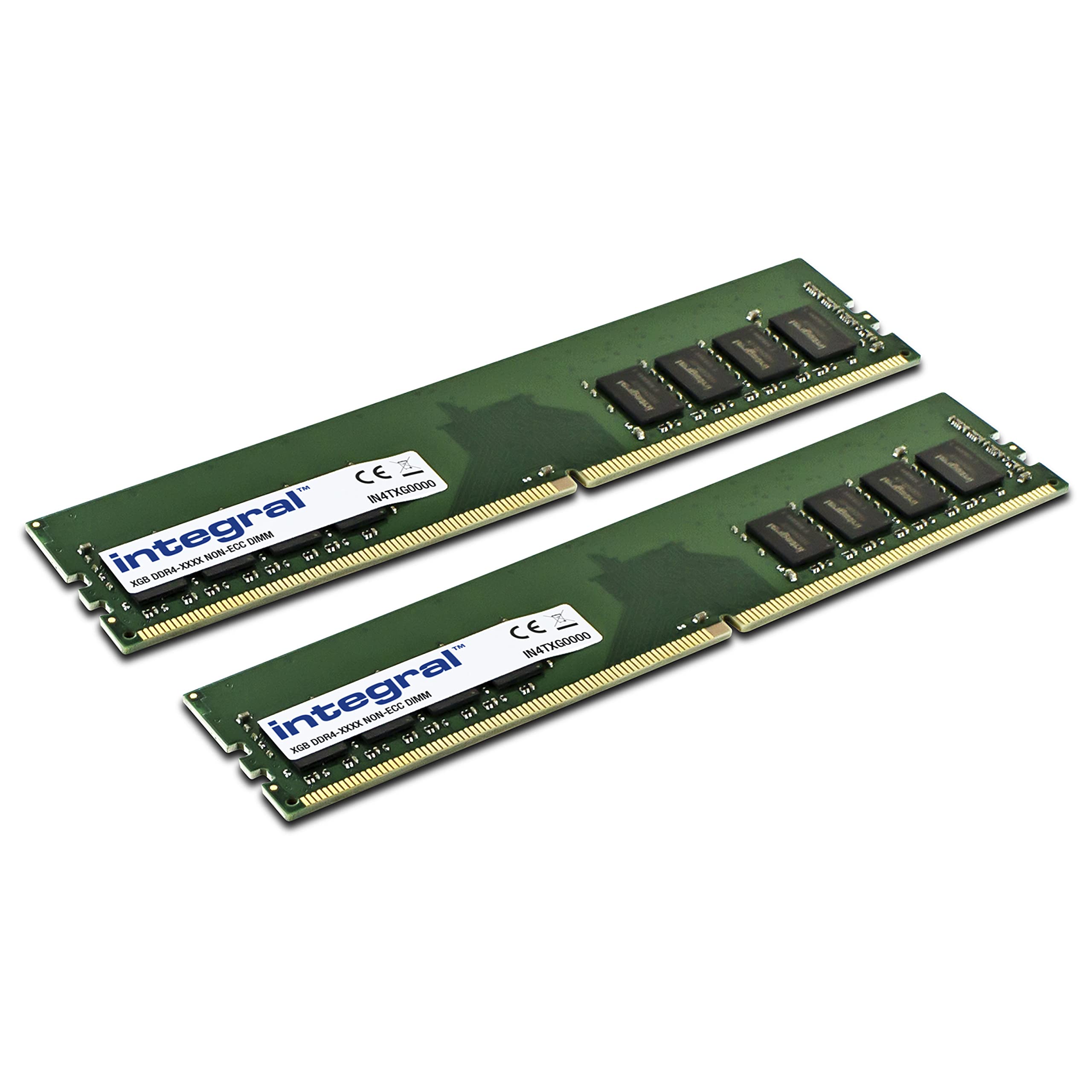 Integral 16GB (2x 8GB) DDR4 RAM 3200MHz DIMM Desktop Computer Kit Modulo di Memoria