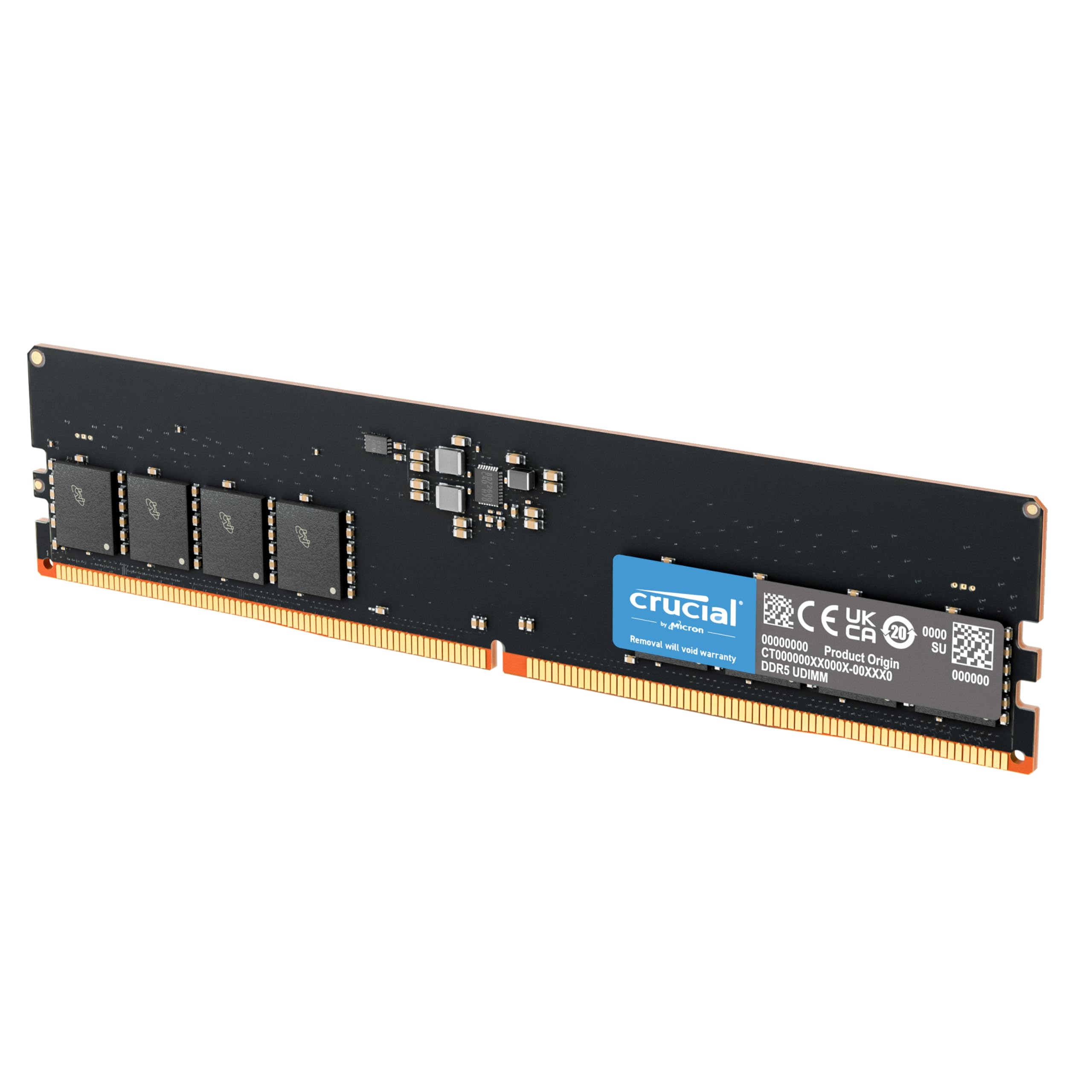 Crucial RAM DDR5 64GB 5600MHz, Memoria PC (o 5200MHz / 4800MHz) CL46 - CT64G56C46U5