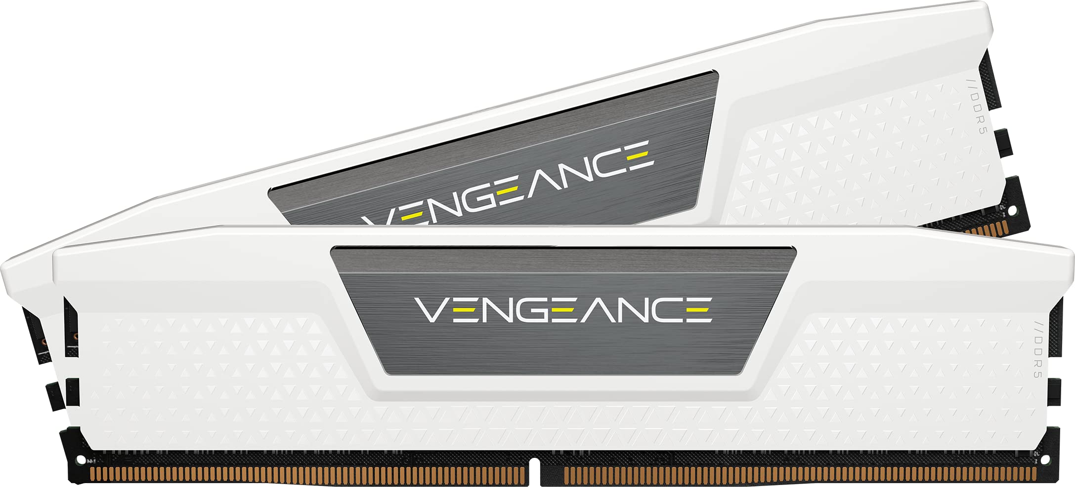 CORSAIR VENGEANCE DDR5 RAM 32GB (2x16GB) 5600MHz CL40 Intel XMP Memoria per Computer Compatibile iCUE - Bianco (CMK32GX5M2B5600C40W)