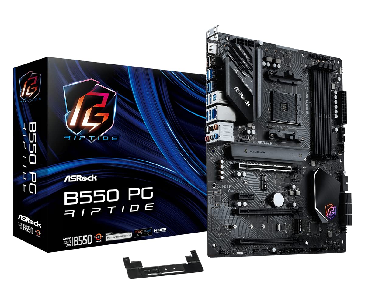 Asrock B550 PG Riptide AMD B550 Emplacement AM4 ATX
