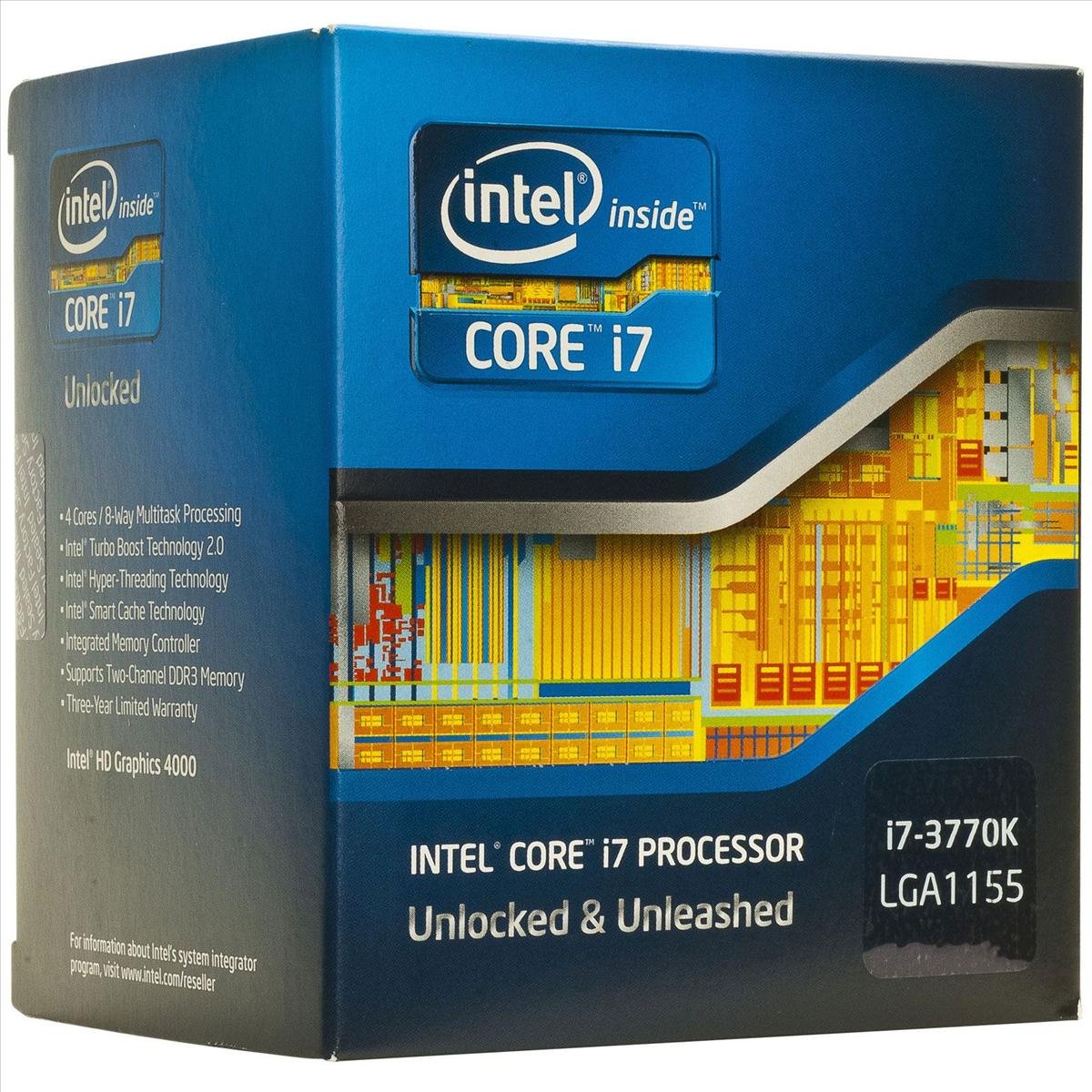 Intel Core i7-3770K Processore (3,5GHz, L3 Cache, Sockel 1155)