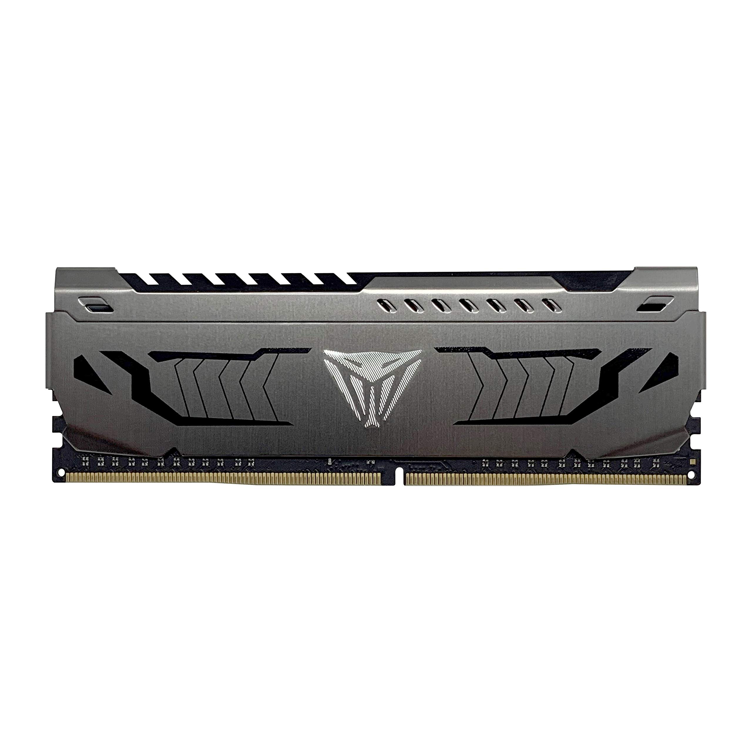 Patriot Viper Steel RAM DDR4 3200 Mhz 32GB (1x32GB) C16 Memoria Gaming XMP 2.0 Grigio